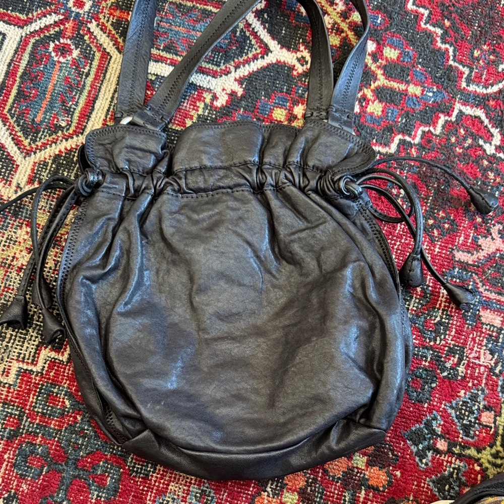 Lucky Brand Black Leather Shoulder Bag